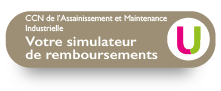 CCN Assainissement Maintenance Industrielle Mutuelle / Branche Assainissement Maintenance Industrielle Mutuelle / Complémentaire Branche Assainissement Maintenance Industrielle / Complémentaire convention collective Assainissement Maintenance Industrielle (Convention Collective Assainissement Accord santé) : simulateur de remboursement de frais de santé UNOCAM